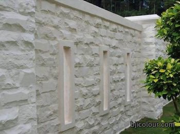 白水泥装饰墙